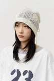 (W) Flower Beanie