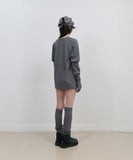 Mesh Band Puff Sleeve