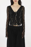 Awesome lace v-neck cardigan