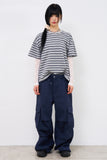 Triangle pocket wide cargo pants