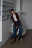 leather belt boots short ver