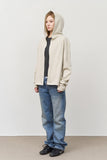 Venis Pigment Cropped Zip Hoodie
