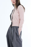 Cupping cashmere cardigan