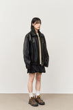 (W) Vet Striped Skirt