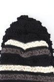 Wave knit beanie