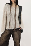 Puff leopard scarf tee