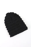 Wave knit beanie