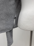 Fleece Hood Neck Wrap Cardigan