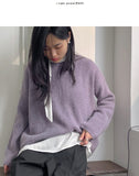 Angora Cuffs Overfit Knit