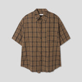 Koo Linkle Check Half Shirt