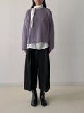 Angora Cuffs Overfit Knit