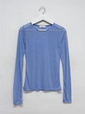 [1+1] Tencel See-Through Layered T-Shirt