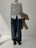 Moose Two-Way Cotton Cargo Wide Pants