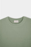 Muscle fit waffle short sleeve knit
