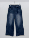 101 Back Pocket Wide Denim Pants