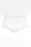 Fluffy lace fur shorts