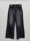 101 Back Pocket Wide Denim Pants