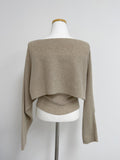 [Tube top SET] Monica Wool Layered Bolero