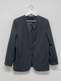 Taize No-Collar Loose Fit Jacket