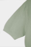 Muscle fit waffle short sleeve knit