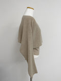 [Tube top SET] Monica Wool Layered Bolero