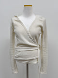 Fleece Hood Neck Wrap Cardigan