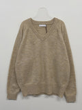 [Planning] Viscose V-neck loose fit knit