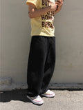 Lino Fine Stripe Denim Pants