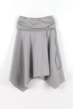 Pair Unbalance Flare Skirt