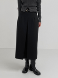 Pencil Pleated Long Skirt