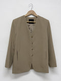 Taize No-Collar Loose Fit Jacket