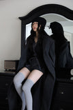 Stay line brushed long coat