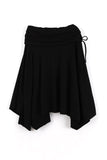 Pair Unbalance Flare Skirt