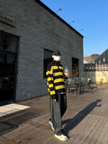 KL Stripe Button Knit