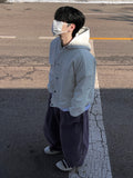 Whitey Fork Leather Hood Jumper