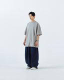 [AG] Layered Essential Label Half Tee