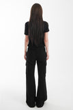 BELTED SNAP UTILITY PANTS