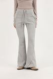 Bootcut brushed sweatpants
