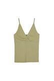 Lira Ribbed Wrap Tank Top