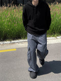 Two Button Warmer Hood Knit