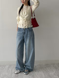 403 Catbrush Wide Denim Pants