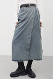 Jess Strap Denim Skirt