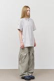 (W) Grein Washed Cargo Pants