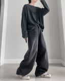Spico Maxi Balloon Black Denim