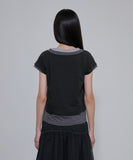 3-Layered Henley T-shirt