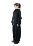 RIBET 2WAY HOOD ZIP UP