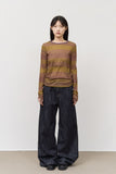 (W) Loops Printed Top