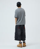 BERMUDA CARGO DENIM SHORT
