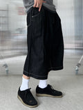 Linen Bermuda Denim Pants