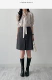 Naro V-Neck See-Through Blouse